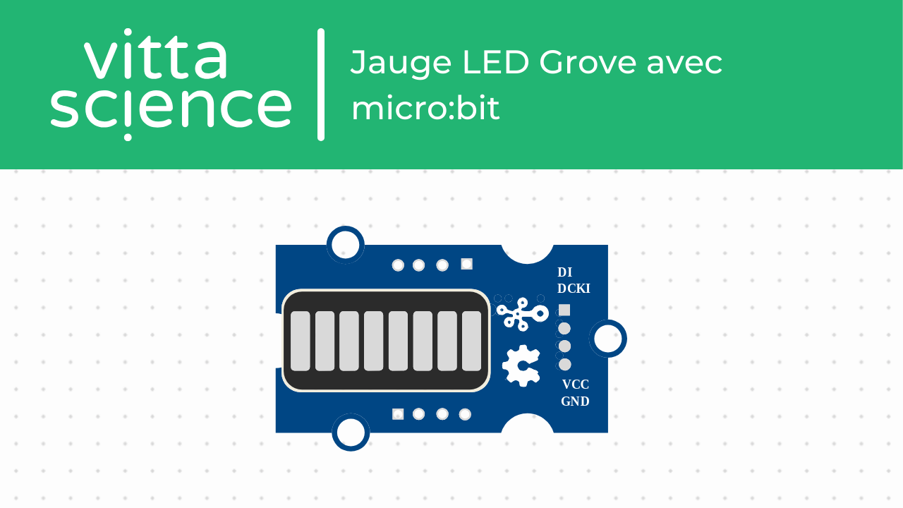 Jauge LED Grove avec micro:bit